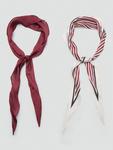 Шарфы Rhombus Mango, Set of 2, Dark Red - фото 3