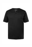 Футболка Men Plus HENLEY HALBARM RUNDHALS, Black - фото 3