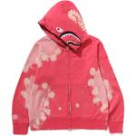 Тай-дай худи на молнии A BATHING APE, зеленый - фото 6