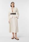 Юбка А-силуэта comma, кремовый - фото 2
