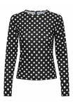 Топ ONLY Long sleeved top, Black - фото 6