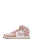 Кроссовки Air Jordan 1 Mid SE Legend Jordan Kids, розовый - фото 5