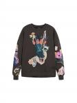 Desigual Свитшот в черном цвете - фото