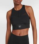 Спортивный бюстгальтер TruePurpose ADIDAS BY STELLA MCCARTNEY, черный - фото 4