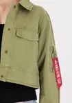 Куртка-бомбер Alpha Industries " Alpha Industries Women - Bomber Jackets Deck Jacket Cropped Wmn", оливковый - фото 7