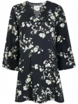 Туника с цветочным принтом Bambah, черный - фото