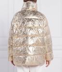 Куртка женская Pinko с воротником-стойкой блестящая, золотой - фото 4