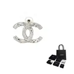 CHANEL Серьги унисекс серебряные - фото