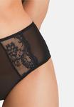 Трусы Teyli Mesh mit floraler Spitze Marte, черный - фото 4