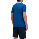 Поло с коротким рукавом Sundek With 3-button opening, синий - фото 2