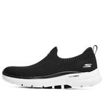 Кроссовки go walk 6 'black white' Skechers, черный - фото