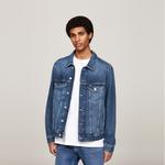 Tommy Hilfiger Джинсовая куртка унисекс синяя, Denim Blue 1A4 - фото 7