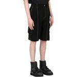 Feng Chen Wang Черные джинсовые шорты мужские - фото 5