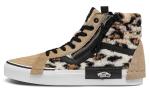 Кроссовки Vans Unisex SK8-HI Cap Mid-Top Sneakers Brown/Black - фото