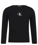 Блуза regular fit Calvin Klein Jeans, черный - фото