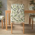 Стул BERGMUND IKEA, цвет oak effect/fågelfors multicolour - фото 4