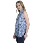 Женская однотонная безрукавка-туника на пуговицах Nautica - фото 3