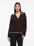 VILA Свитер 'VIYazmin' в цвете Chocolate - фото 3
