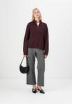 Джемпер Vero Moda VMPLAZA ZIPPER BLOUS, Winetasting/Bordeaux - фото 2