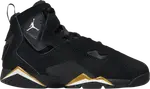 Кроссовки Jordan True Flight PS 'Black Metallic Gold', черный - фото