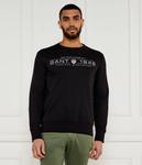 Графический свитер Regular fit Gant, черный - фото