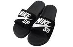 Тапочки men's sandals sports slippers 'black white' Nike, черный - фото 3