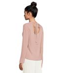 Свитер Barefoot Dreams Pullover With Back Tie, цвет Teaberry - фото 3