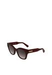 Солнцезащитные очки Longchamp Sunglasses, Striped Burgundy/Bordeaux - фото