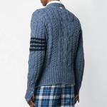 THOM BROWNE Свитер мужской синий - фото 5