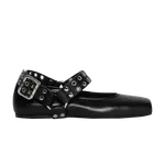 Кроссовки Alaïa Wmns Biker Ballet Flat 'Black' - фото