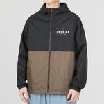 Куртка Air Jordan Esstenials HBR Woven Jacket 'Black Brown', черный - фото 3