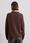 Джемпер Marc O'Polo LONGSLEEVE SMALL STAND-UP COLLAR, Shaded Brown/Brown - фото 3