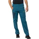 Штаны из гластала м Jack Wolfskin, цвет blue daze - фото 2