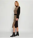 Кожаные ботильоны на блочном каблуке Calvin Klein, черный - фото 2