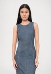 Платье rag & bone MIRAMAR PONTE OLIVIA MIDI DRESS, Blue/Blue Denim - фото 5