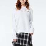 Свитер casual sweatshirt'white' Converse, белый - фото 3