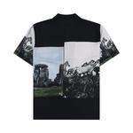 Рубашка Pleasures Stone Horse Button Down Shirt, Black - фото 2