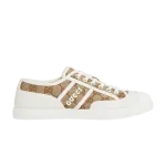 Кроссовки Gucci Wmns GG Canvas Trainer, кремовый - фото