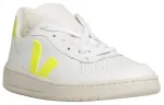 Кожа Veja V-10 'White Jaune Fluo' - фото 2