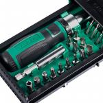 Набор отверток с храповым механизмом SATA, 23 предмета 05490 - фото 9