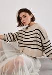 Джемпер Apricot STRIPE CROP DROP SHOULDER, Stone - фото 4