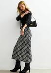 Юбка New Look CHECKED MIDI, Black Pattern/Black - фото 4