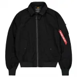 Куртка-бомбер Alpha Industries Ripstop Flying, черный - фото 3