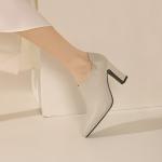 Туфли женские на высоком каблуке Vedullar, бежевый - фото 14