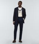 Шерстяной твиловый пиджак Polo Ralph Lauren, синий - фото 2