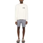 Свитшот из хлопка с принтом логотипа MSGM, белый - фото 4