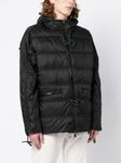 Пуховик на молнии с капюшоном Herno, черный - фото 2