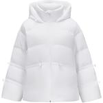 Куртка пуховая женская ярко-белая Skechers - фото