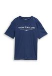 Футболка TOM TAILOR WITH PRINT, Ocean Blue/Blue - фото 5