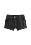 Джинсовые шорты FRAYED EDGE REGULAR LENGTH Next, цвет black - фото